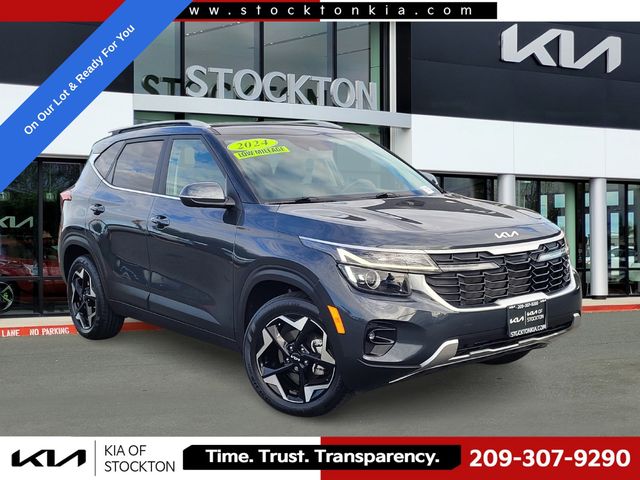 Gravity Gray 2024 Kia Seltos SUV / Crossover Front-Wheel Drive Continuously Variable Transmission