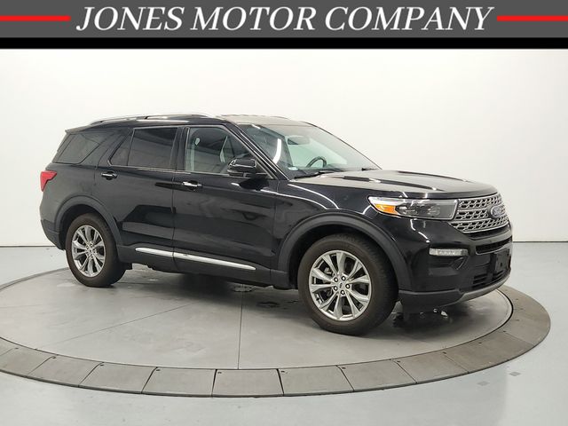 Black Metallic 2021 Ford Explorer SUV / Crossover All-Wheel Drive Automatic