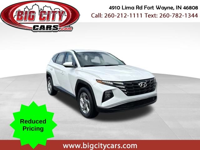 Quartz White 2022 Hyundai Tucson SUV / Crossover All-Wheel Drive 8-Speed Automatic