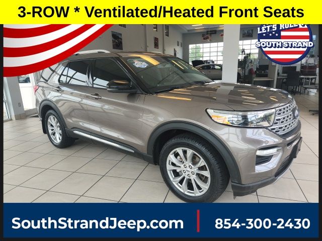 Stone Gray Metallic 2021 Ford Explorer SUV / Crossover All-Wheel Drive Automatic