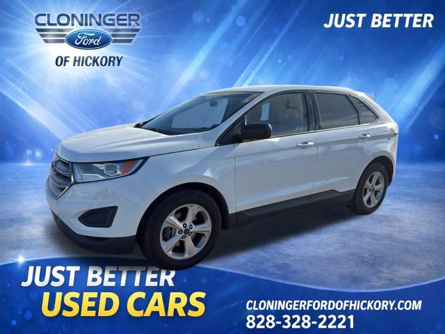 Oxford White 2017 Ford Edge SE SUV / Crossover Front-Wheel Drive 6-Speed Automatic