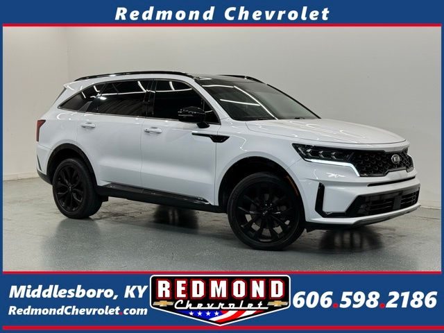Glacial White Pearl 2021 Kia Sorento SX AWD SUV / Crossover All-Wheel Drive 8-Speed Dual Clutch