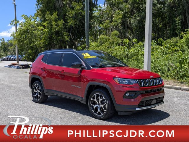Red 2025 Jeep Compass SUV / Crossover Four-Wheel Drive 8-Speed Automatic