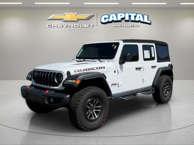 Bright White Clearcoat 2024 Jeep Wrangler SUV / Crossover Four-Wheel Drive 8-Speed Automatic