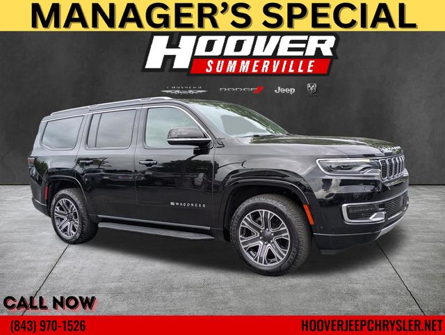 Diamond Black Crystal Pearlcoat 2024 Jeep Wagoneer SUV / Crossover 4X2 8-Speed Automatic