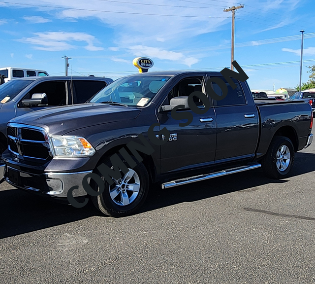 Gray (Granite Crystal Metallic Clearcoat) 2017 RAM 1500 Pickup Truck Four-Wheel Drive 8-Speed Automatic