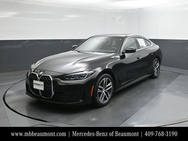Black Sapphire Metallic 2024 BMW 4 Series Sedan All-Wheel Drive 8-Speed Automatic