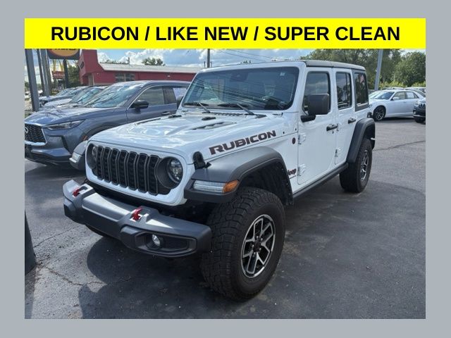 Bright White Clearcoat 2024 Jeep Wrangler SUV / Crossover Four-Wheel Drive 8-Speed Automatic
