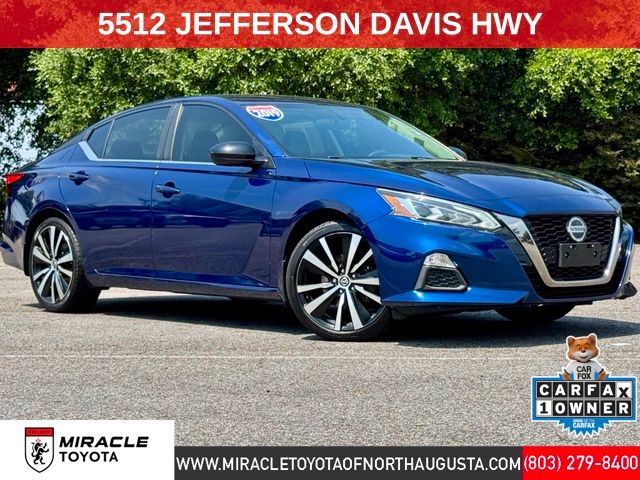 Deep Blue Pearl 2019 Nissan Altima Sedan Front-Wheel Drive Continuously Variable Transmission