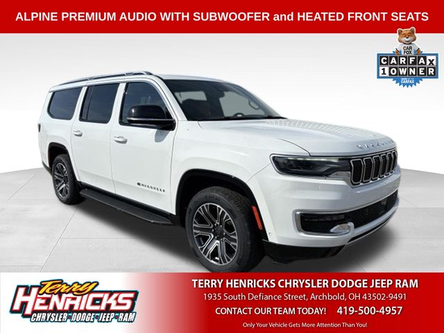 Bright White Clearcoat 2024 Jeep Wagoneer L SUV / Crossover Four-Wheel Drive 8-Speed Automatic