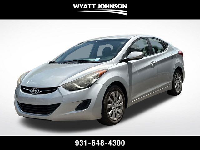 Shimmering Silver Metallic 2012 Hyundai Elantra GLS FWD Sedan Front-Wheel Drive 6-Speed Automatic Overdrive