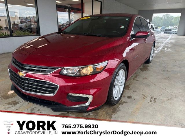 Red Tintcoat 2018 Chevrolet Malibu Sedan Front-Wheel Drive 6-Speed Automatic