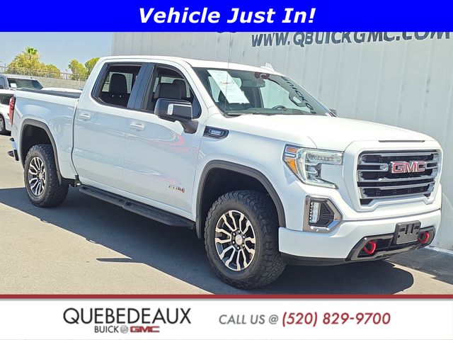 Summit White 2021 GMC Sierra 1500 AT4 Crew Cab 4WD Pickup Truck Four-Wheel Drive Automatic