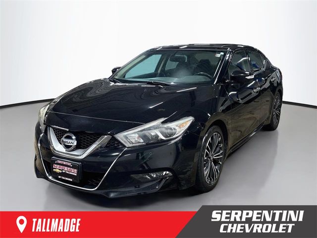 Super Black 2017 Nissan Maxima Sedan Front-Wheel Drive Continuously Variable Transmission