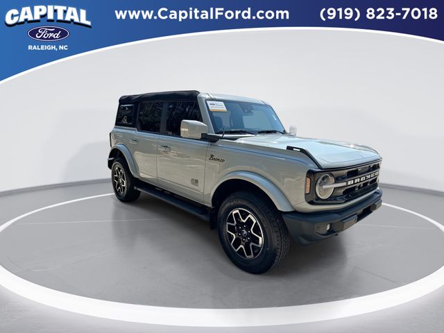Certified 2023 Ford Bronco 4-Door Outer Banks with VIN 1FMEE5DP8PLB09547 for sale in Raleigh, NC