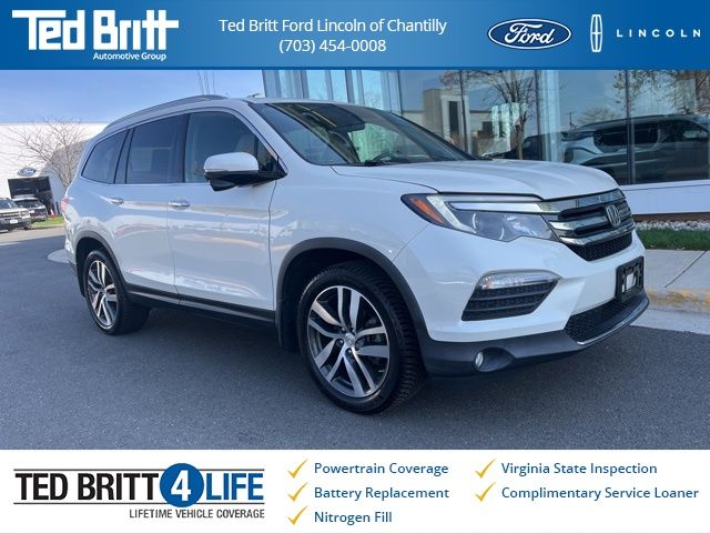 White 2016 Honda Pilot Touring AWD SUV / Crossover All-Wheel Drive 9-Speed Automatic