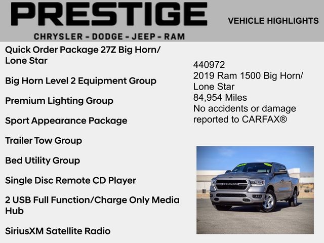 2019 Ram 1500 Big Horn/Lone Star 2