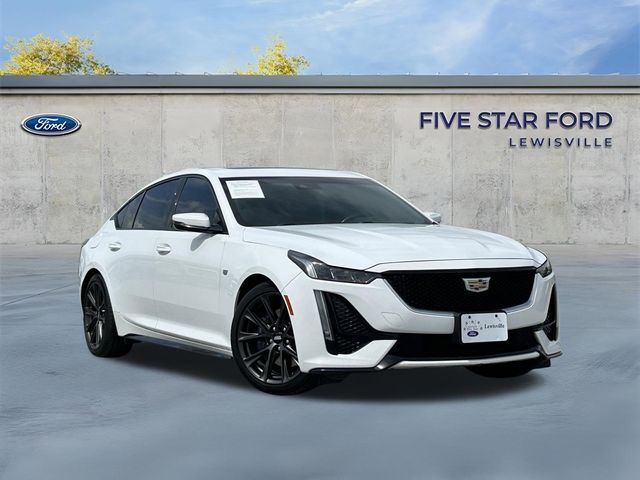 Summit White 2020 Cadillac CT5 Sport Sedan RWD Sedan Rear-Wheel Drive Automatic