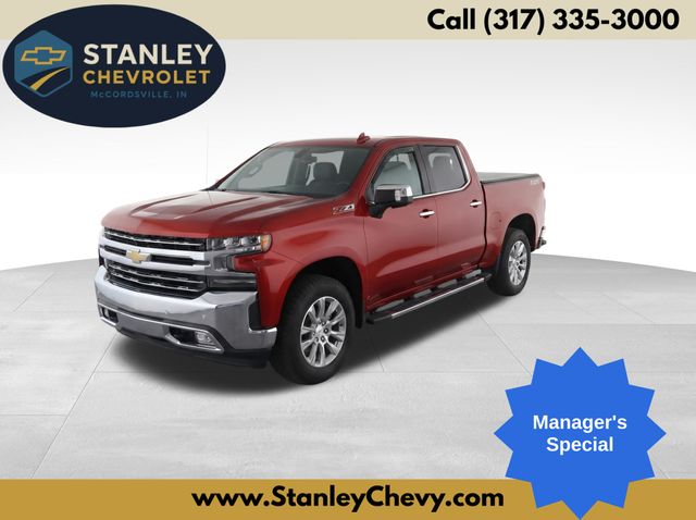 Cherry Red 2021 Chevrolet Silverado 1500 Pickup Truck Four-Wheel Drive 8-Speed Automatic