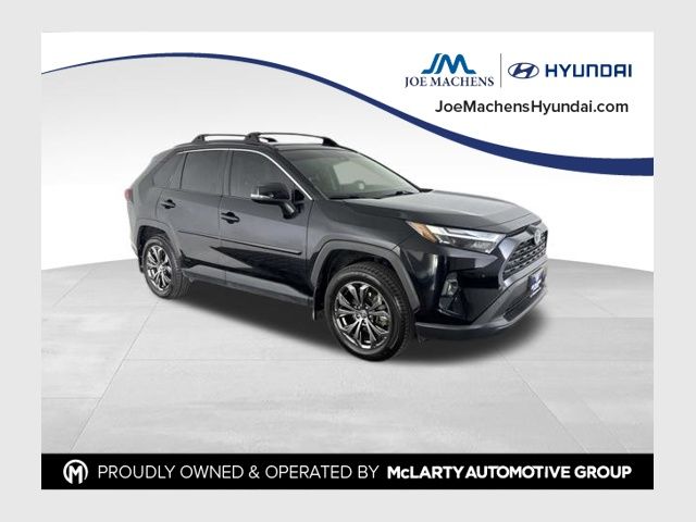 Midnight Black Metallic 2022 Toyota RAV4 Hybrid SUV / Crossover All-Wheel Drive Continuously Variable Transmission
