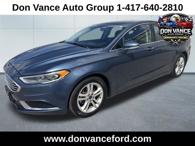 Blue Metallic 2018 Ford Fusion SE Sedan Front-Wheel Drive 6-Speed Automatic