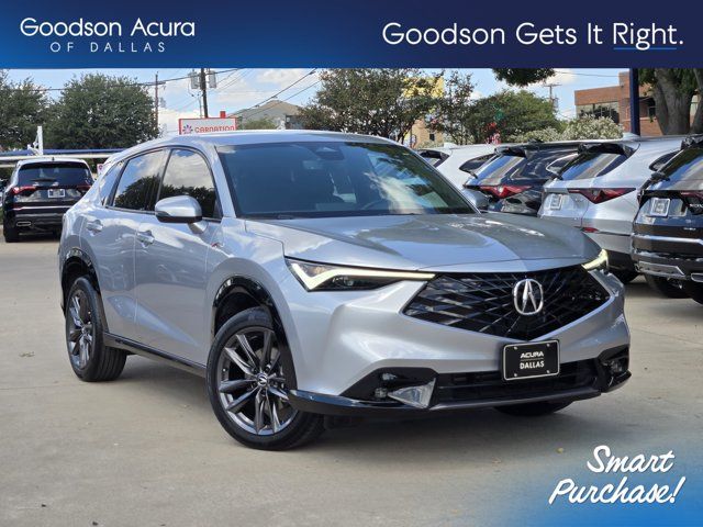 Solar Silver Metallic 2026 Acura ADX SUV / Crossover Front-Wheel Drive Continuously Variable Transmission
