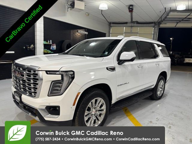 Summit White 2025 GMC Yukon Denali 4WD SUV / Crossover Four-Wheel Drive