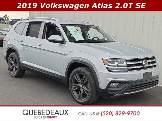 Reflex Silver Metallic 2019 Volkswagen Atlas SE FWD SUV / Crossover Front-Wheel Drive 8-Speed Automatic
