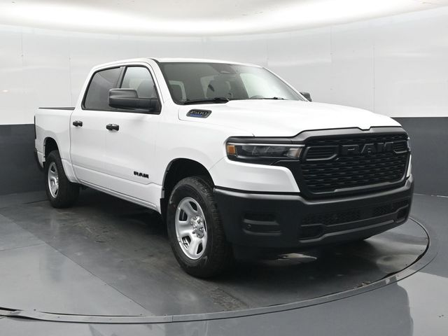 Bright White Clearcoat 2026 RAM 1500 Tradesman Crew Cab 4WD Pickup Truck Four-Wheel Drive 8-Speed Automatic