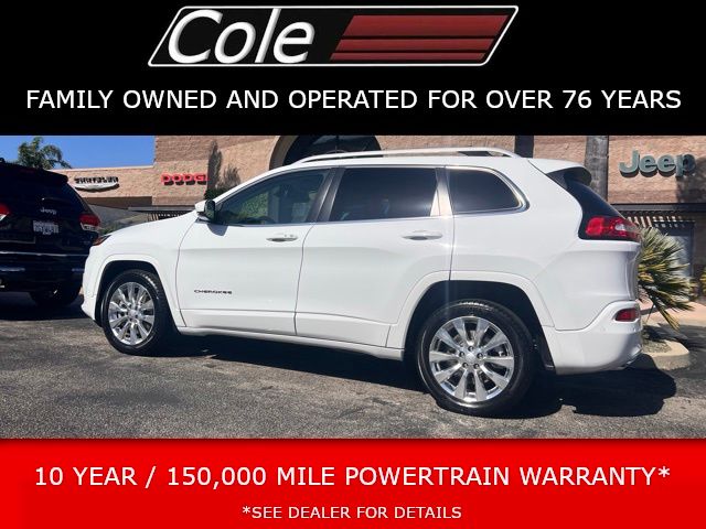 Bright White Clearcoat 2017 Jeep Cherokee Overland FWD SUV / Crossover Front-Wheel Drive 9-Speed Automatic