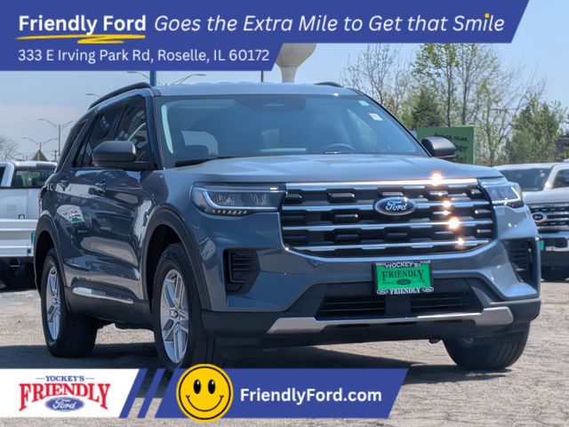Vapor Blue 2025 Ford Explorer SUV / Crossover All-Wheel Drive Automatic