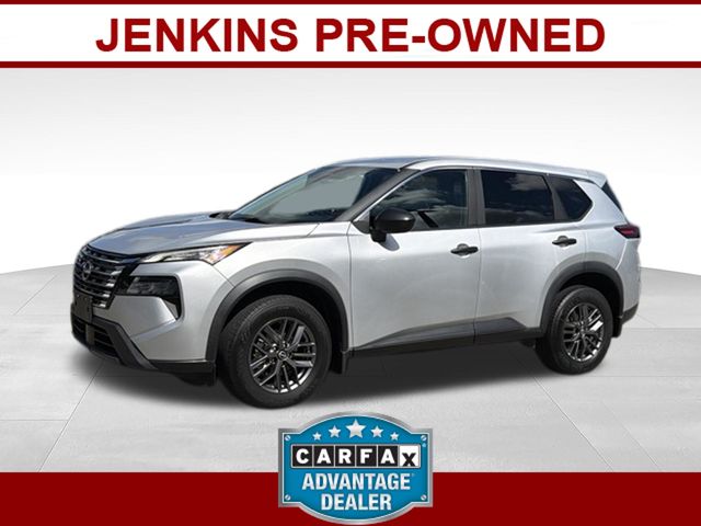 Brilliant Silver Metallic 2024 Nissan Rogue SUV / Crossover All-Wheel Drive Continuously Variable Transmission