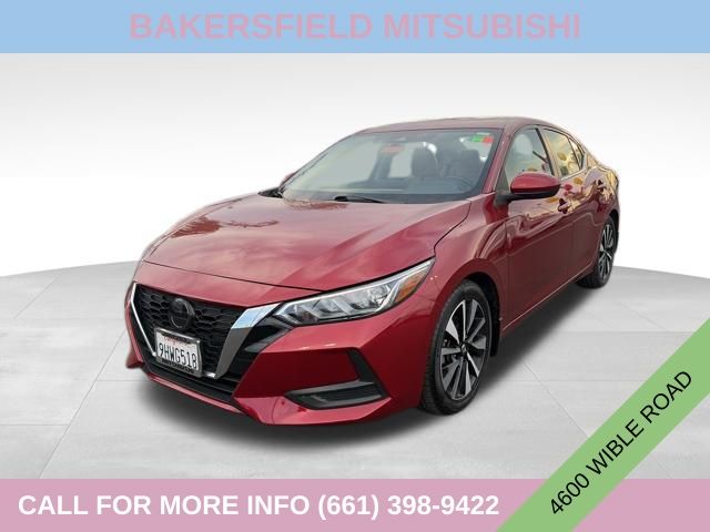 Red (Scarlet Ember Tintcoat) 2023 Nissan Sentra SV FWD Sedan Front-Wheel Drive Continuously Variable Transmission