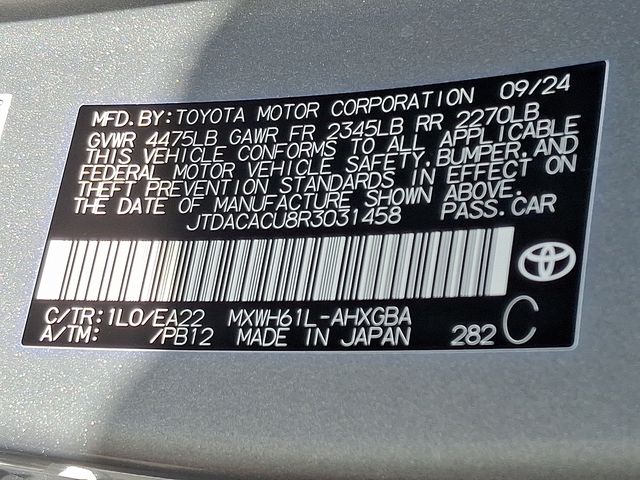 Used 2024 Toyota Prius Prime Hatchback