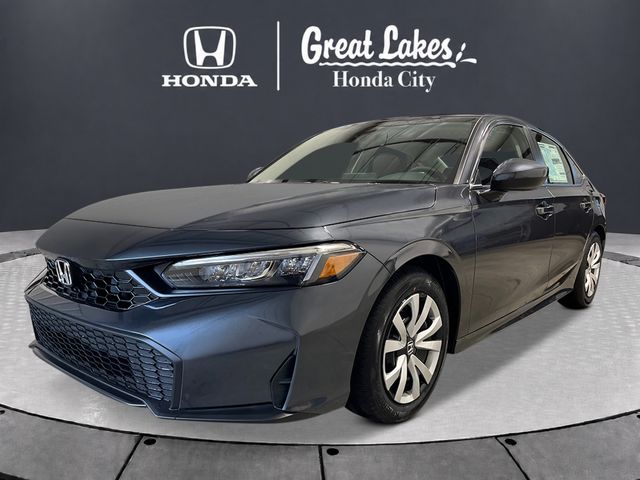 Meteorite Gray Metallic 2026 Honda Civic Sedan Front-Wheel Drive Continuously Variable Transmission