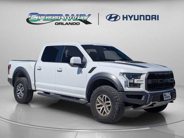 Oxford White 2018 Ford F-150 Raptor SuperCrew 4WD Pickup Truck Four-Wheel Drive Automatic