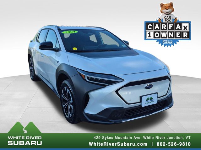 Cosmic White Pearl 2024 Subaru Solterra Premium AWD SUV / Crossover All-Wheel Drive 1-Speed Automatic