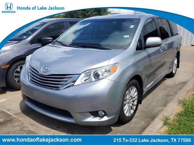 Silver 2016 Toyota Sienna Minivan Front-Wheel Drive 6-Speed Automatic Overdrive