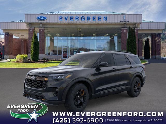 Agate Black Metallic 2026 Ford Explorer Tremor AWD SUV / Crossover All-Wheel Drive Automatic