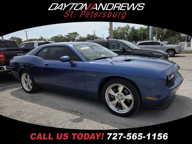 Deep Water Blue Pearlcoat 2010 Dodge Challenger R/T RWD Coupe Rear-Wheel Drive 5-Speed Automatic