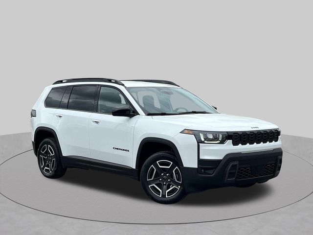 Bright White Clearcoat 2026 Jeep Cherokee SUV / Crossover Four-Wheel Drive Continuously Variable Transmission
