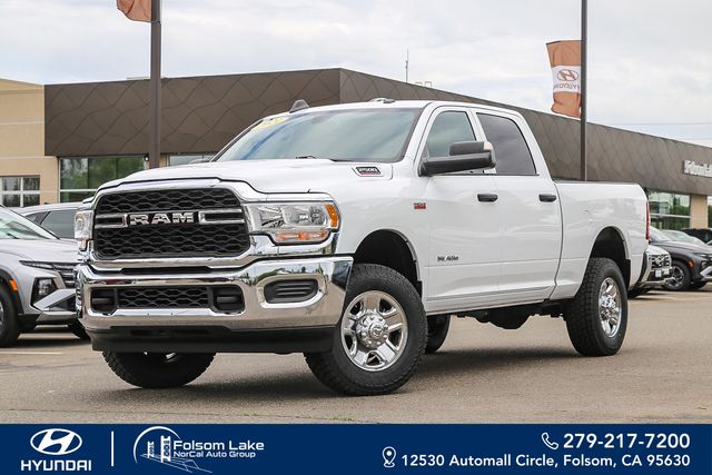 Bright White Clearcoat 2021 RAM 2500 Tradesman Crew Cab 4WD Pickup Truck Four-Wheel Drive 8-Speed Automatic