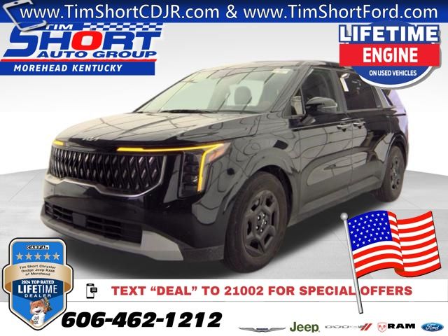 Aurora Black 2025 Kia Carnival LXS FWD Minivan Front-Wheel Drive 8-Speed Automatic