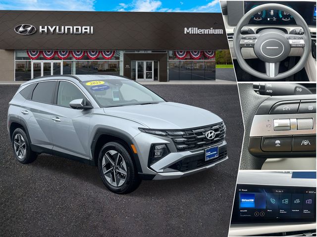 Shimmering Silver 2025 Hyundai Tucson SEL AWD SUV / Crossover All-Wheel Drive 8-Speed Automatic