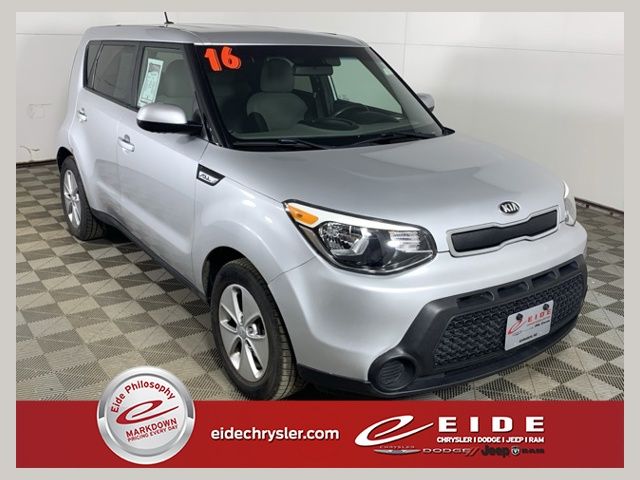 Bright Silver 2016 Kia Soul Wagon Front-Wheel Drive 6-Speed Automatic