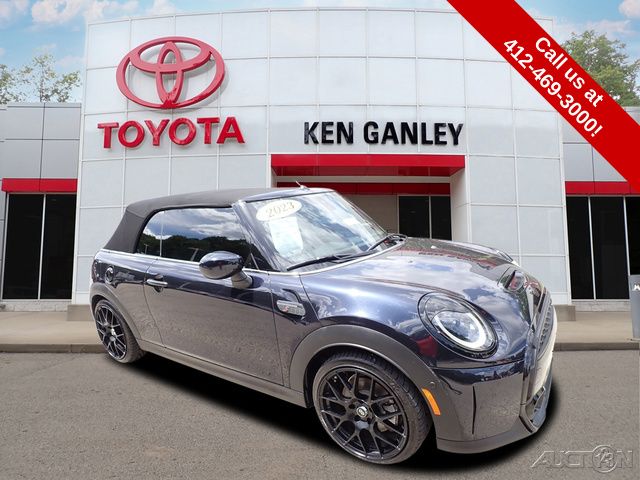 Black Metallic 2023 MINI Cooper Convertible Front-Wheel Drive 7-Speed Automatic