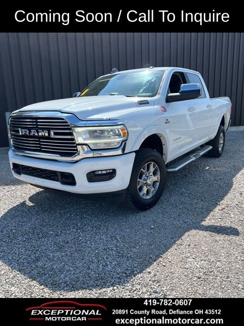 Bright White Clearcoat 2022 RAM 2500 Pickup Truck Four-Wheel Drive 6-Speed Automatic