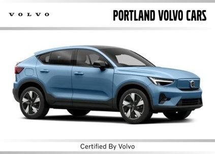 Blue Metallic 2024 Volvo C40 Recharge SUV / Crossover All-Wheel Drive 1-Speed Automatic