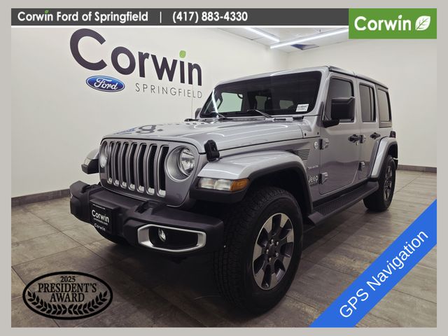 Billet Silver Metallic Clearcoat 2018 Jeep Wrangler Unlimited Sahara 4WD SUV / Crossover Four-Wheel Drive 8-Speed Automatic
