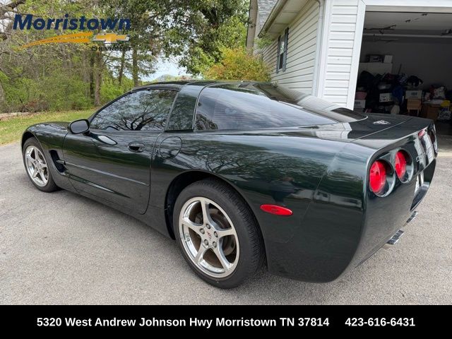 Dark Bowling Green Metallic 2000 Chevrolet Corvette Coupe RWD Coupe Rear-Wheel Drive 4-Speed Automatic Overdrive